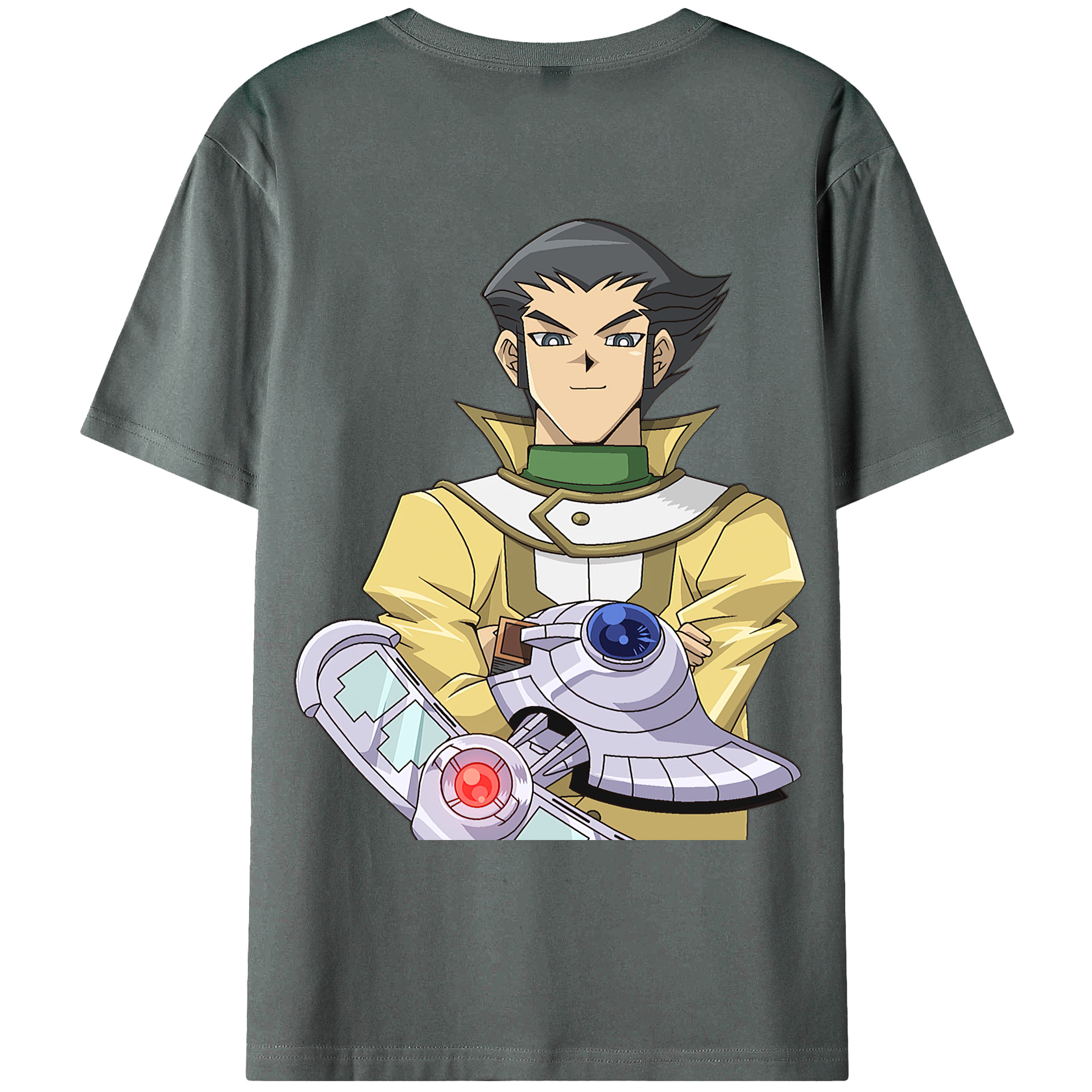 （画像用） 遊☆戯☆王 Yu-Gi-Oh! 綿100％ メンズ半袖Tシャツ（バックプリント） 通気性